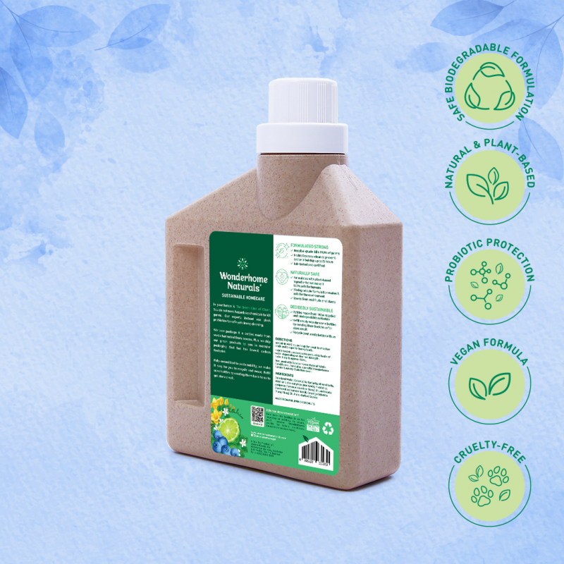 Natural Laundry Detergent Liquid - 1.5L Wildberry Seaside Botanicals - Image 4