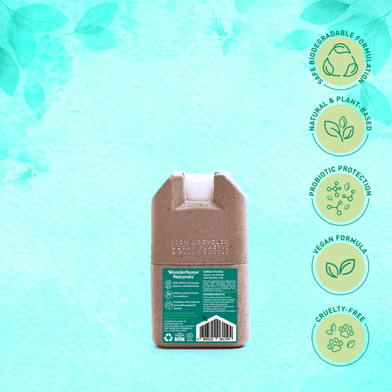 Natto Hydrating Hand Sanitizer - 50ML Wild Woodsage - Image 4