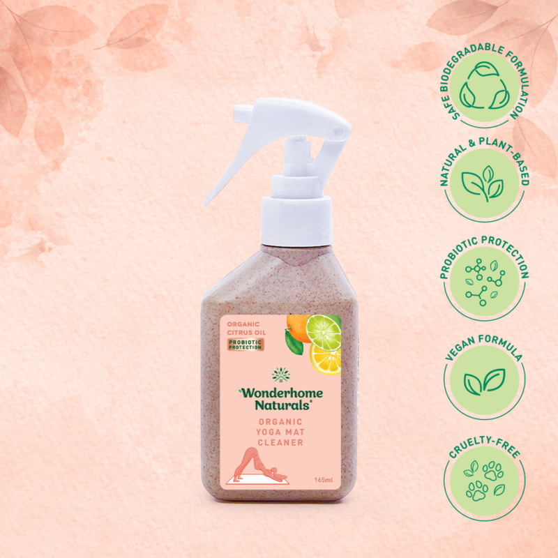 Organic Yoga Mat Cleaner - 165ML Organic Citrus Oil