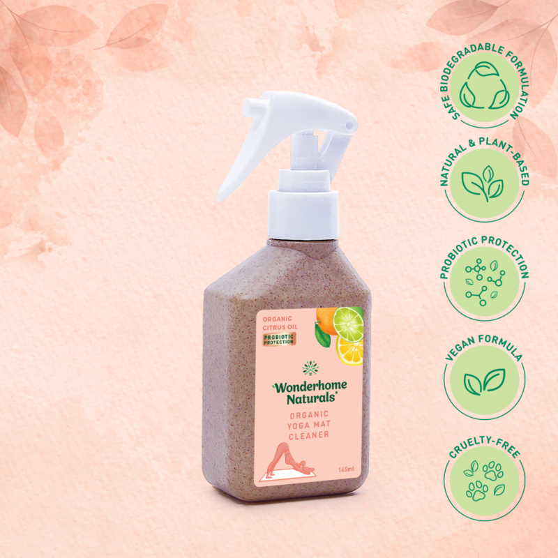 Organic Yoga Mat Cleaner - 165ML Organic Citrus Oil - Image 2