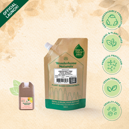 Refill Pouch Organic Pre-poo Spray - 500ML Organic Citrus Oil