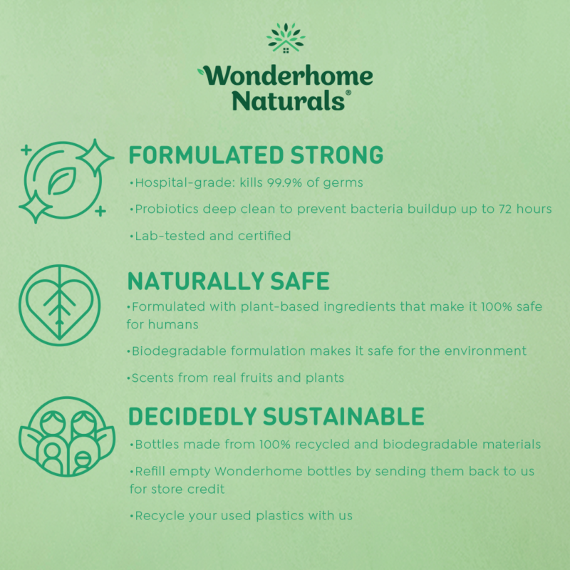 Wonderhome Naturals Limited Edition Hand Wash Winter Forest 450ml - Image 2