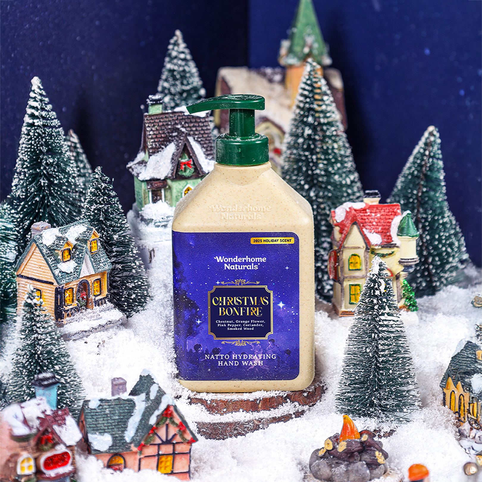 Wonderhome Limited Edition Hand Wash Christmas Bonfire 450ml
