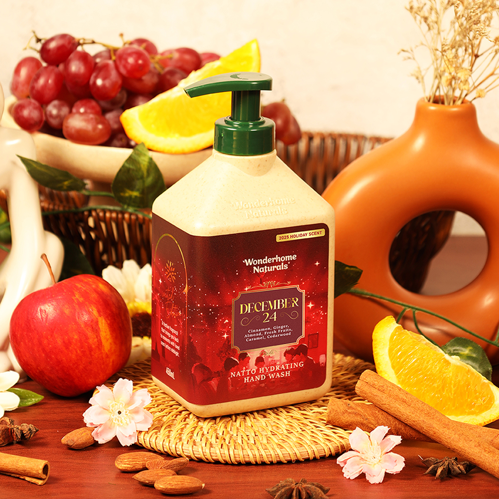 Wonderhome Limited Edition Hand Wash December24 450ml - Image 2