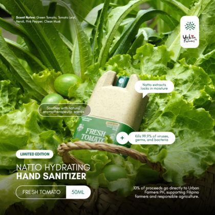 Natto Hydrating Hand Sanitizer 50ML Fresh Tomato