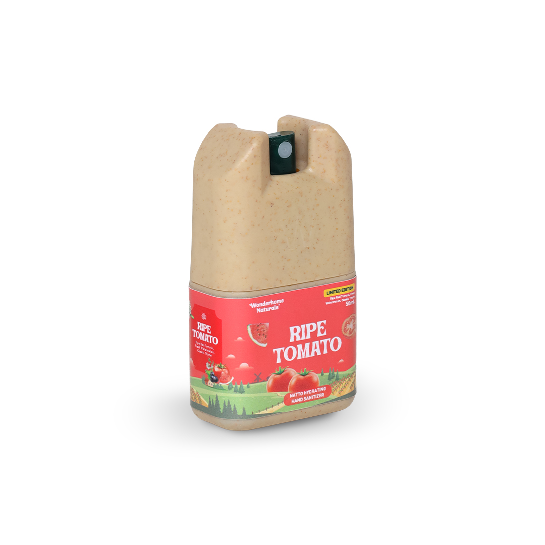 Natto Hydrating Hand Sanitizer 50ML Ripe Tomato - Image 3