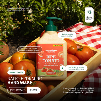 Natto Hydrating Hand Wash 450ML Ripe Tomato