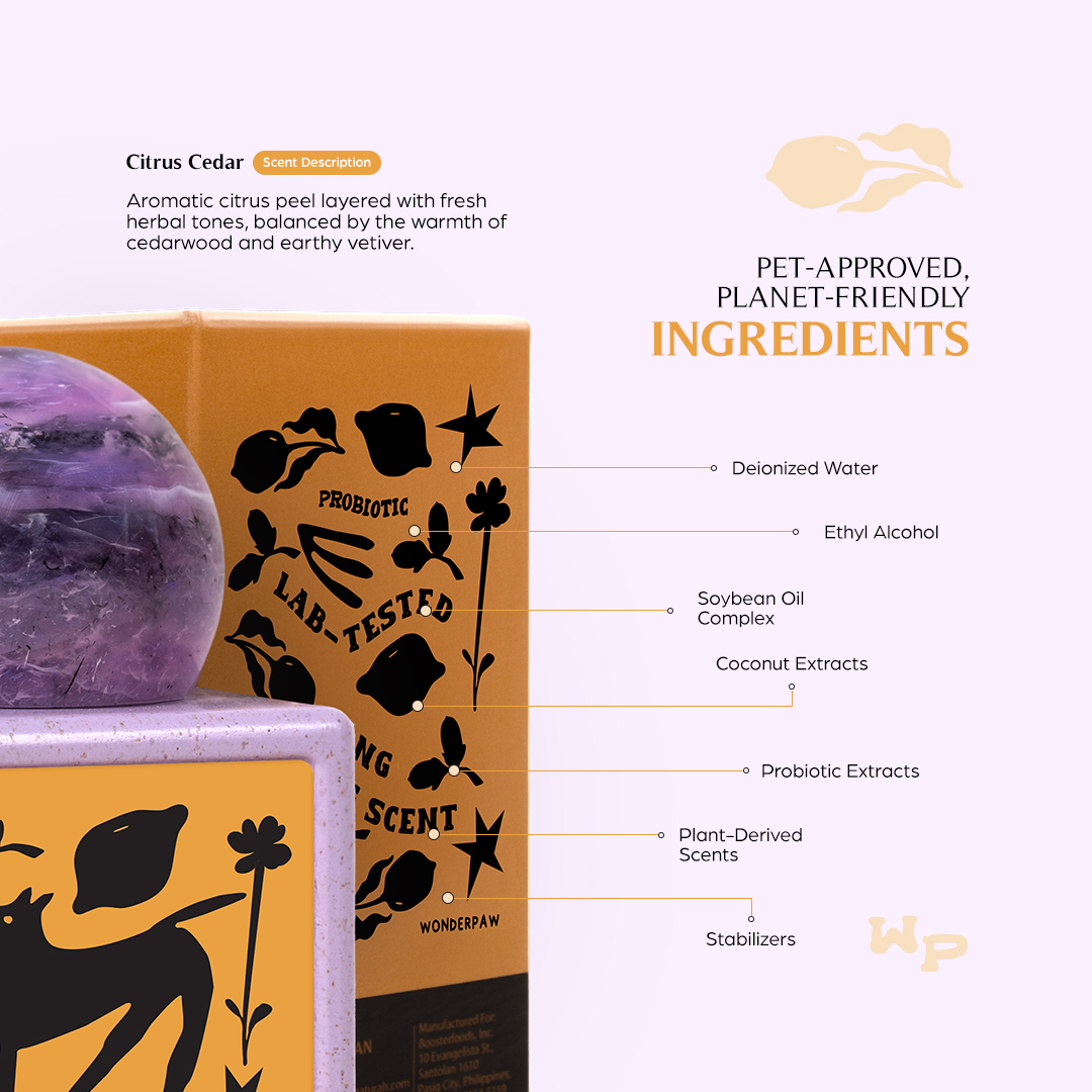 WonderPaw Pet Perfume au Naturel 100ML Citrus Cedar - Image 2