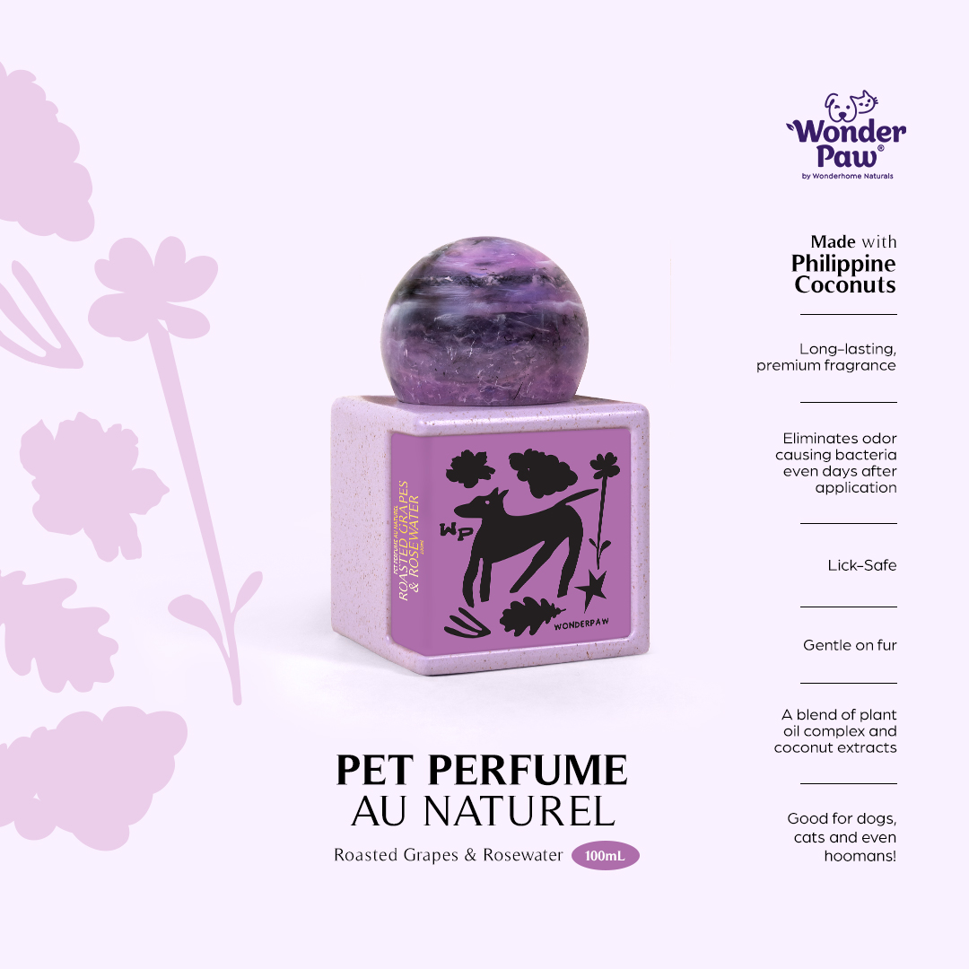 WonderPaw Pet Perfume au Naturel 100ML Roasted Grapes & Rosewater